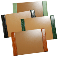 Small Croco Leather Conference Pads