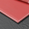 Red Leather Desk Mat